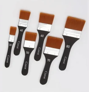 Corot Artist Professional Flat Paint Brush