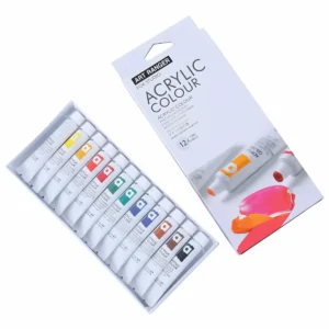 Acrylic Colour (12Pcs) Set - 15ml - Art Rangers