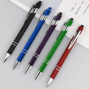 Premium Quality Stylus Tip Metal Ballpoint (Blue) 1pc