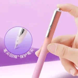 CHREN Press Type Retractable Fountain Pen Set