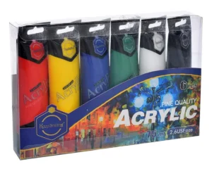 Acrylic Colour Set (6 Colour)-75ml- Keep Smiling