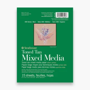 Strathmore Series 400 Mixed Media Pad Toned Tan 300gsm